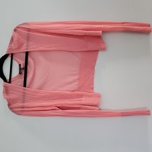 EILLEEN FISHER Sheer Cardigan L